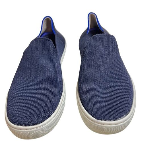 Rothy’s The Original Slip On Sneakers Navy Blue - Picture 3 of 9